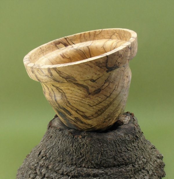 Deep Spalted Elm Bowl