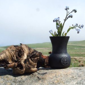 Thistle Stem Vase with Celtic Knot motif