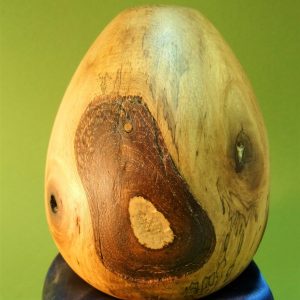 Oval, Hollow form Vase - Spalted English Walnut