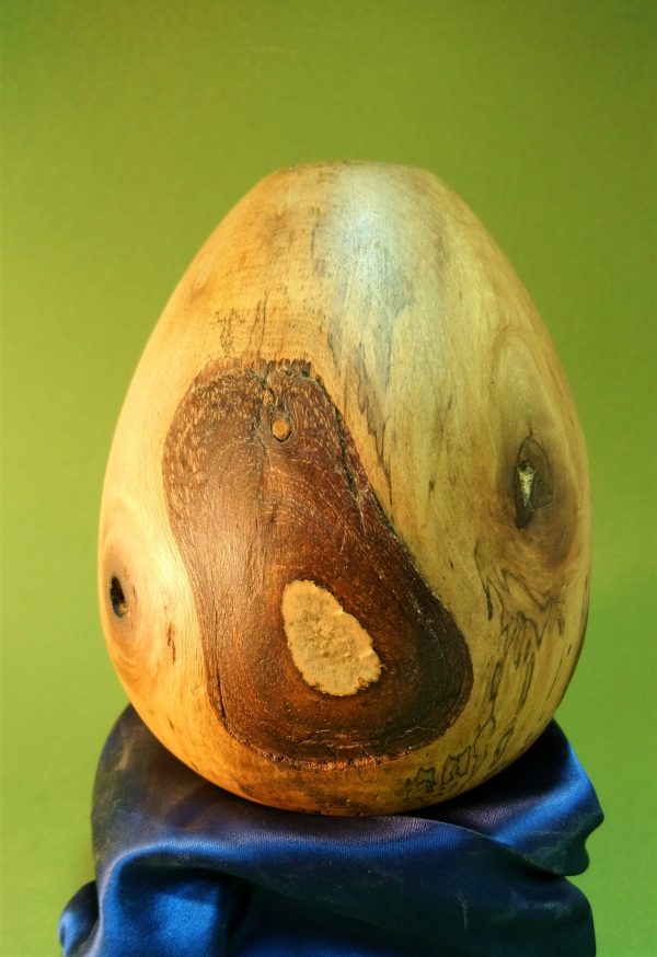 Oval, Hollow form Vase - Spalted English Walnut