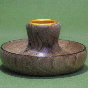 Traditional Candle Holder – Spalted English Walnut