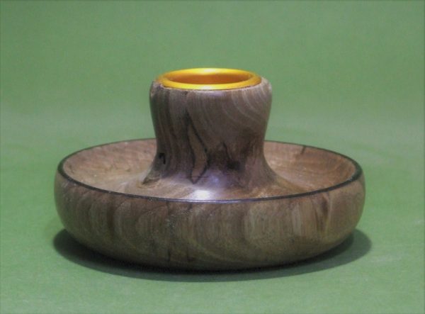 Traditional Candle Holder – Spalted English Walnut