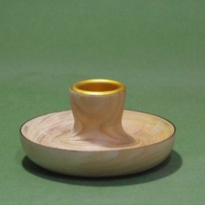 Traditional Candle Holder – Sequoia/Redwood 80mm