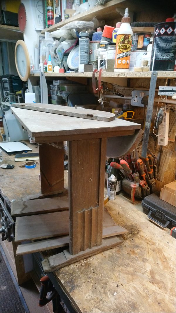 Restoration & Repair -  Small 1930's Solid English Oak, Drop-Leaf Library Table - Image 2